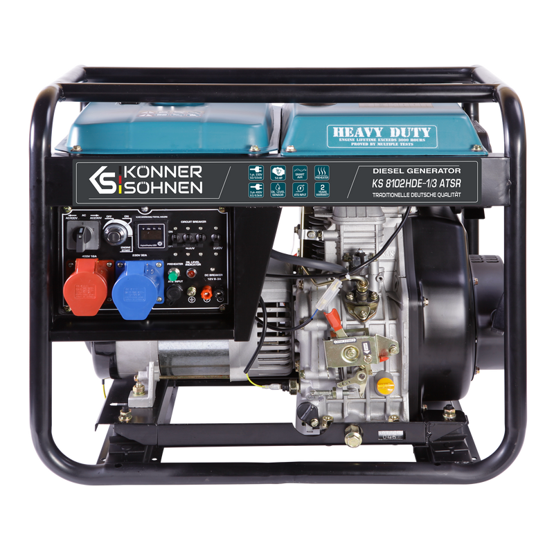 Генератор дизельний KONNER&SOHNEN (KS 8102HDE-1/3 ATSR)